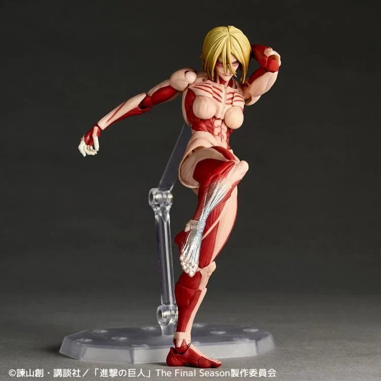 Preventa Figura Female Titan (Annie Leonhart) - Attack on Titan / Shingeki no Kyojin - Amazing Yamaguchi Revoltech marca Kaiyodo NR100 (16 cm) (relanzamiento) - Image 4