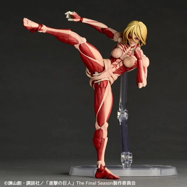 Preventa Figura Female Titan (Annie Leonhart) - Attack on Titan / Shingeki no Kyojin - Amazing Yamaguchi Revoltech marca Kaiyodo NR100 (16 cm) (relanzamiento) - Image 7