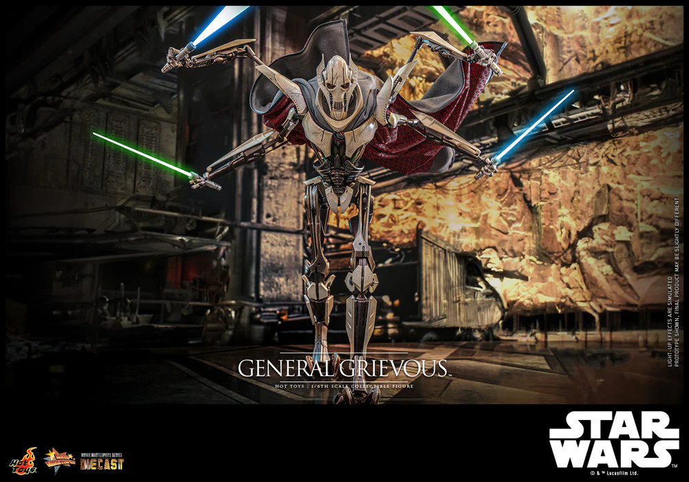 Preventa Figura General Grievous ™ - Star Wars Episode III: Revenge of the Sith ™ marca Hot Toys MMS760 D67 escala 1/6 - Image 10