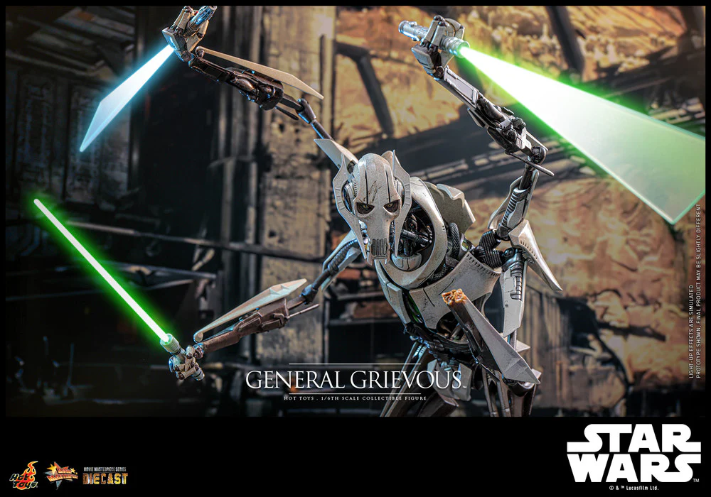 Preventa Figura General Grievous ™ - Star Wars Episode III: Revenge of the Sith ™ marca Hot Toys MMS760 D67 escala 1/6 - Image 12