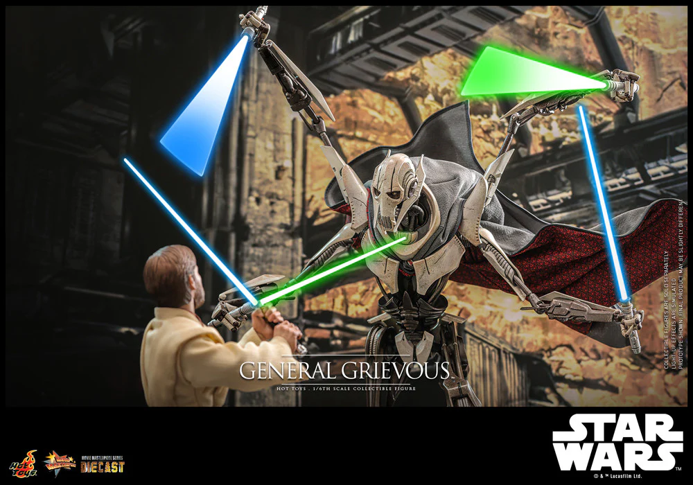Preventa Figura General Grievous ™ - Star Wars Episode III: Revenge of the Sith ™ marca Hot Toys MMS760 D67 escala 1/6 - Image 13