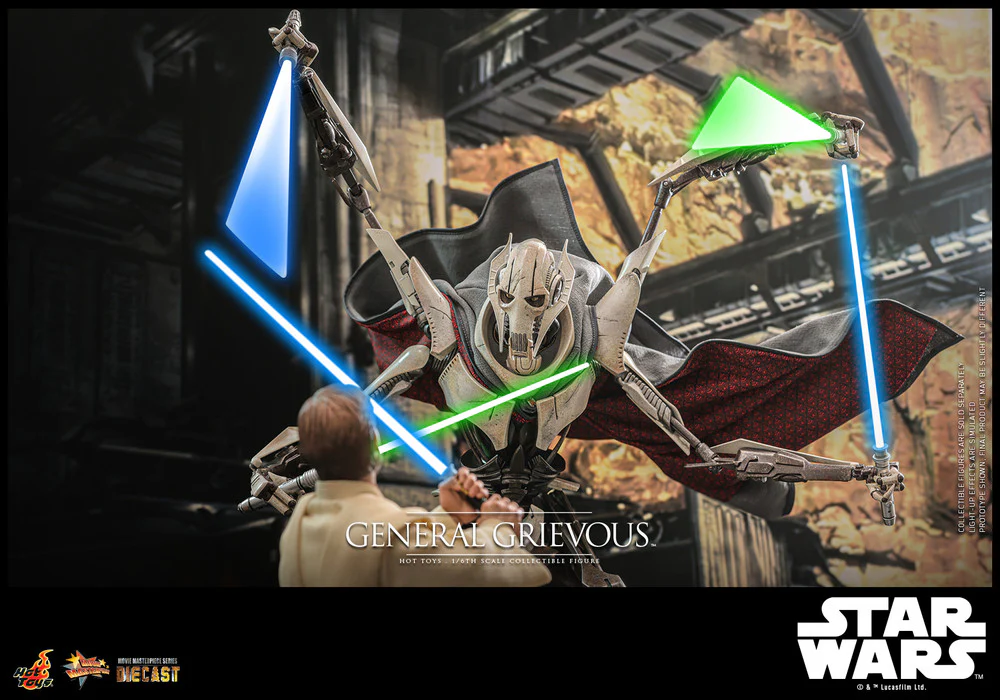 Preventa Figura General Grievous ™ - Star Wars Episode III: Revenge of the Sith ™ marca Hot Toys MMS760 D67 escala 1/6 - Image 14