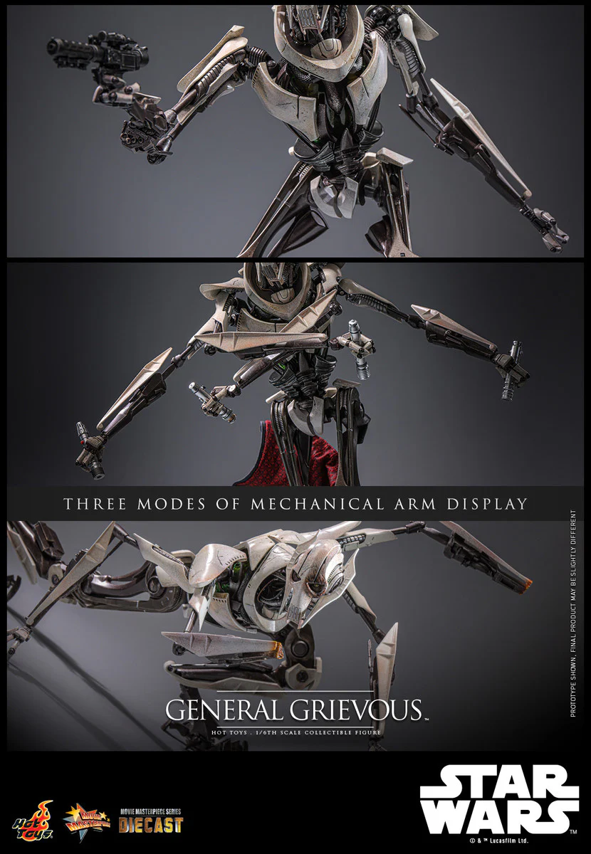 Preventa Figura General Grievous ™ - Star Wars Episode III: Revenge of the Sith ™ marca Hot Toys MMS760 D67 escala 1/6 - Image 20