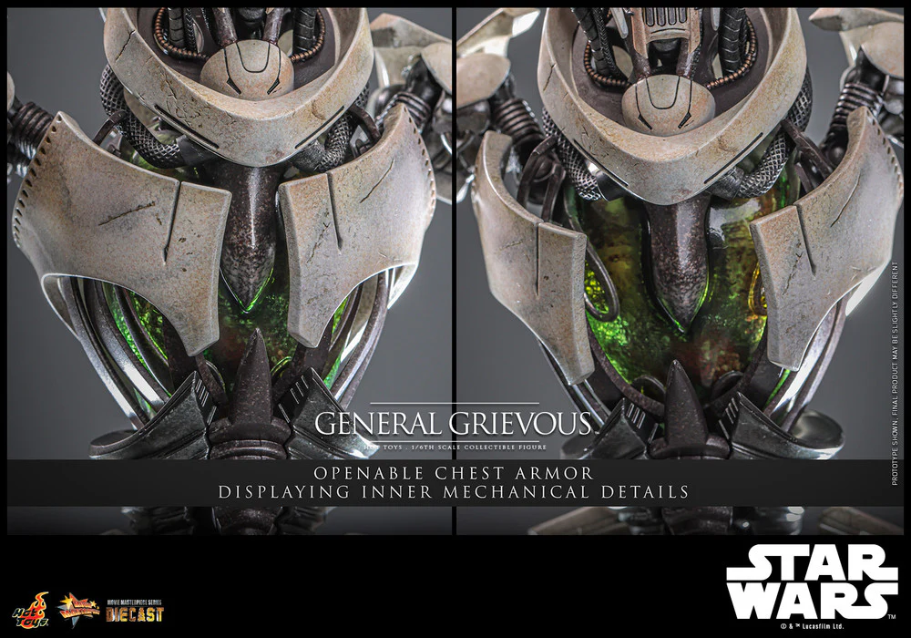 Preventa Figura General Grievous ™ - Star Wars Episode III: Revenge of the Sith ™ marca Hot Toys MMS760 D67 escala 1/6 - Image 21
