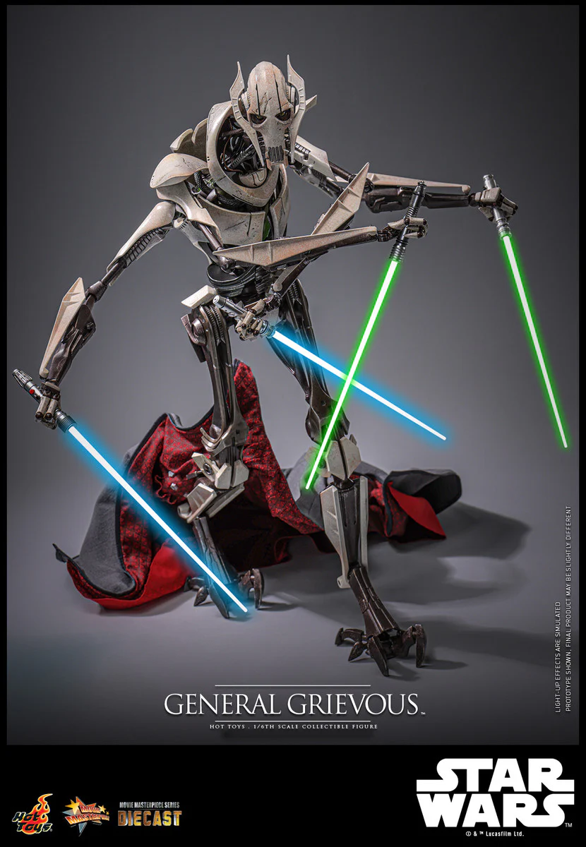Preventa Figura General Grievous ™ - Star Wars Episode III: Revenge of the Sith ™ marca Hot Toys MMS760 D67 escala 1/6 - Image 3