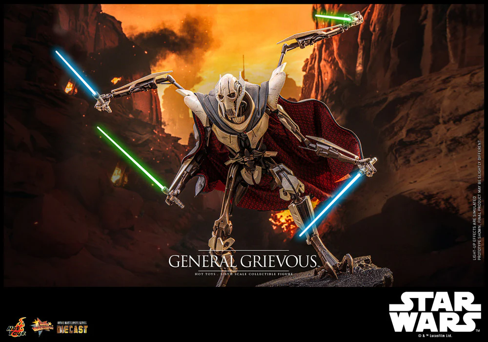 Preventa Figura General Grievous ™ - Star Wars Episode III: Revenge of the Sith ™ marca Hot Toys MMS760 D67 escala 1/6 - Image 6