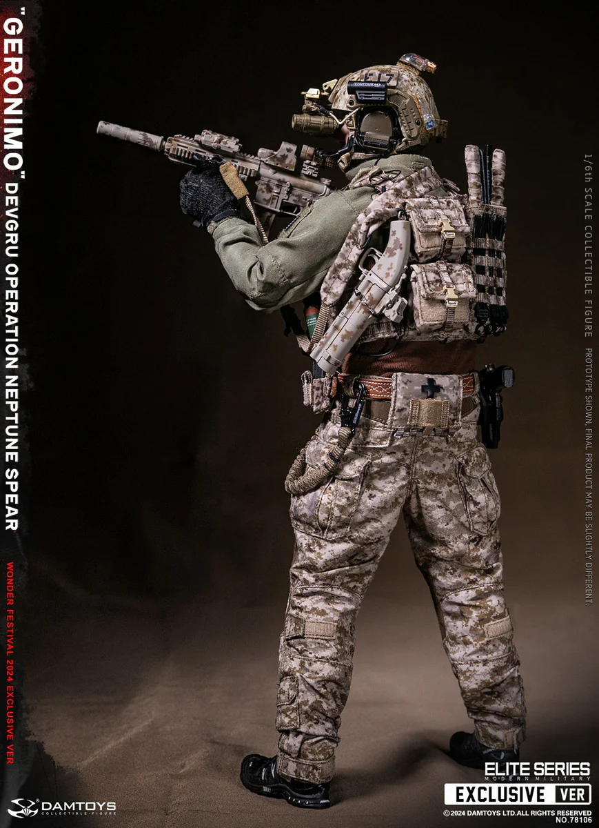 Preventa Figura GERONIMO - DEVGRU Operation Neptune Spear marca DAMTOYS 78106 escala 1/6 - Image 10