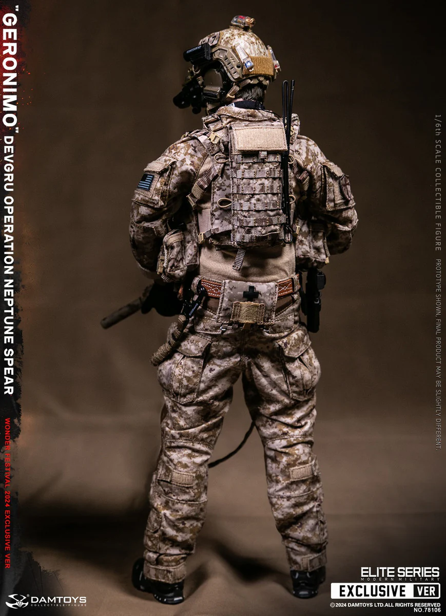 Preventa Figura GERONIMO - DEVGRU Operation Neptune Spear marca DAMTOYS 78106 escala 1/6 - Image 11