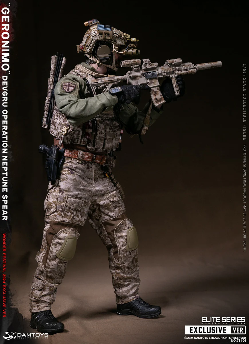 Preventa Figura GERONIMO - DEVGRU Operation Neptune Spear marca DAMTOYS 78106 escala 1/6 - Image 12
