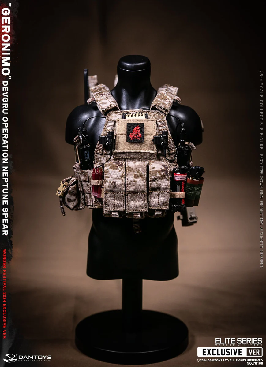 Preventa Figura GERONIMO - DEVGRU Operation Neptune Spear marca DAMTOYS 78106 escala 1/6 - Image 14