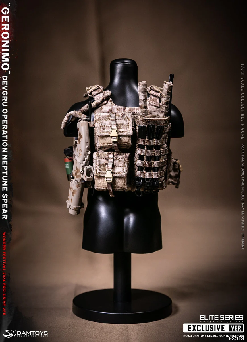 Preventa Figura GERONIMO - DEVGRU Operation Neptune Spear marca DAMTOYS 78106 escala 1/6 - Image 15