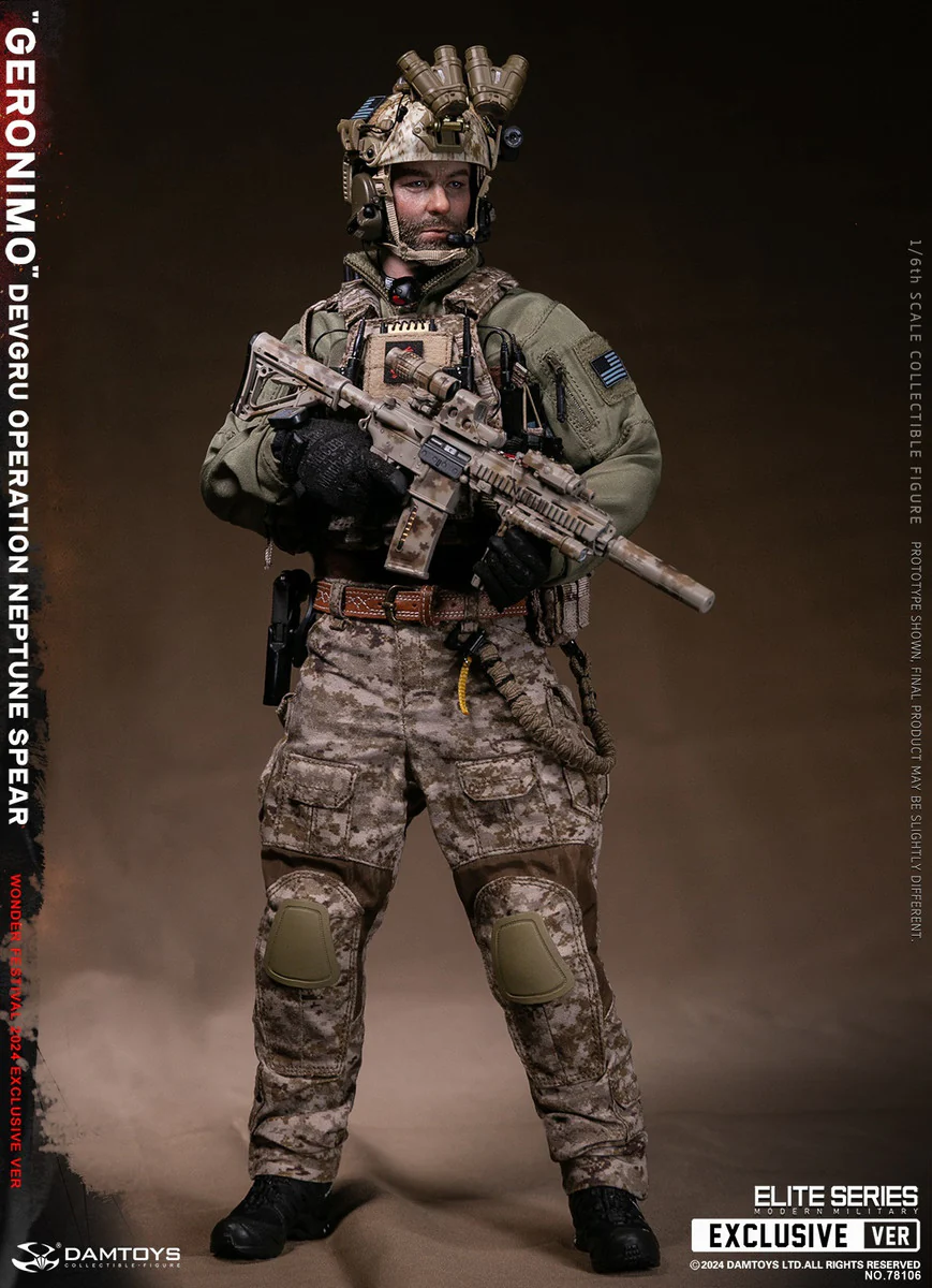 Preventa Figura GERONIMO - DEVGRU Operation Neptune Spear marca DAMTOYS 78106 escala 1/6 - Image 16