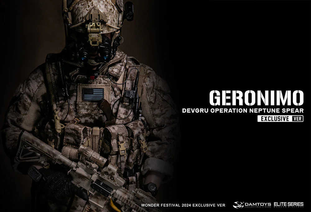 Preventa Figura GERONIMO - DEVGRU Operation Neptune Spear marca DAMTOYS 78106 escala 1/6 - Image 2