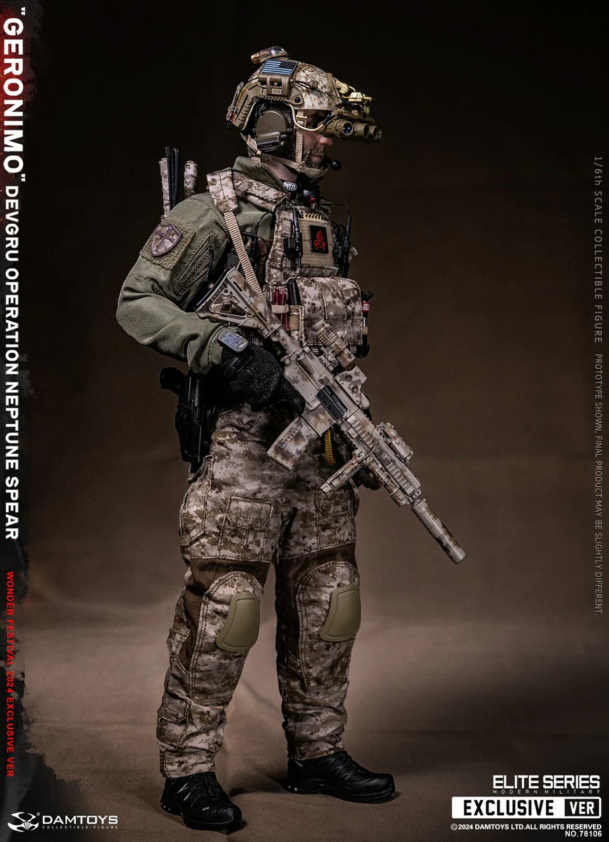 Preventa Figura GERONIMO - DEVGRU Operation Neptune Spear marca DAMTOYS 78106 escala 1/6 - Image 4