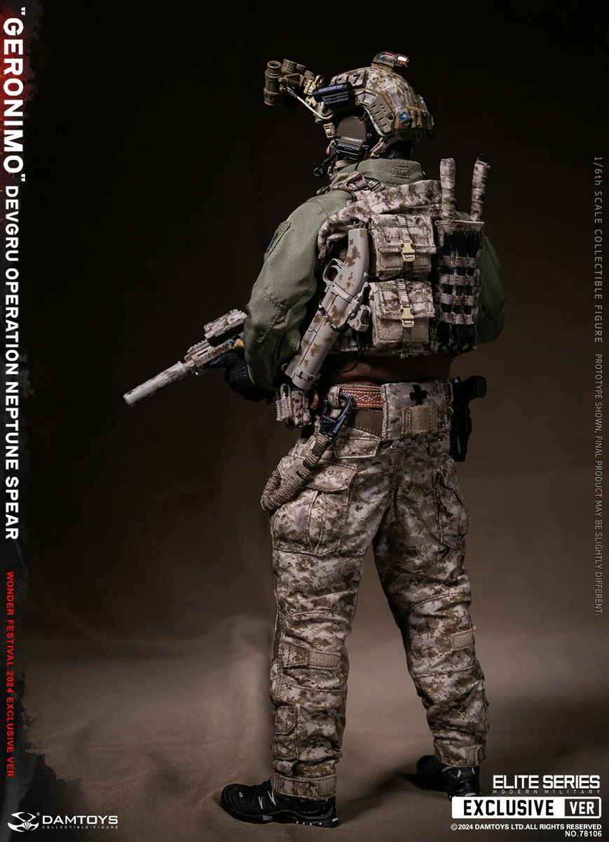Preventa Figura GERONIMO - DEVGRU Operation Neptune Spear marca DAMTOYS 78106 escala 1/6 - Image 5