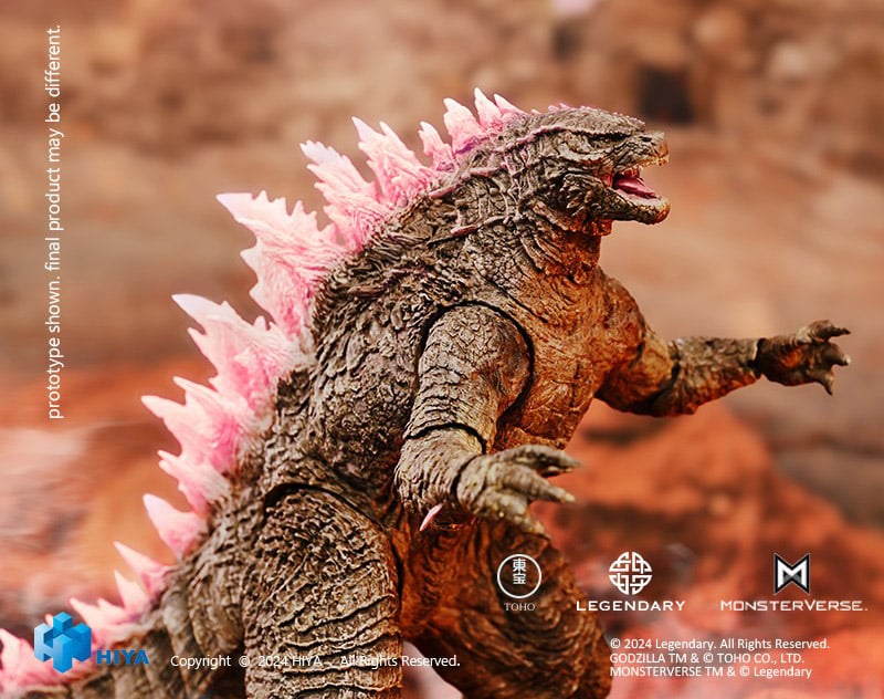 Preventa Figura Godzilla Evolved (Exclusiva PX Previews) - Godzilla x Kong: The New Empire - Exquisite Basic marca HIYA EBG0412 (18 cm) - Image 3