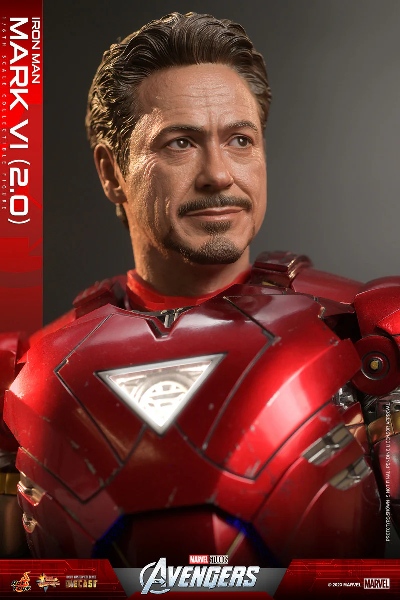 Preventa Figura Iron Man Mark VI (versión 2.0) - The Avengers marca Hot Toys MMS687D52 escala 1/6 - Image 11