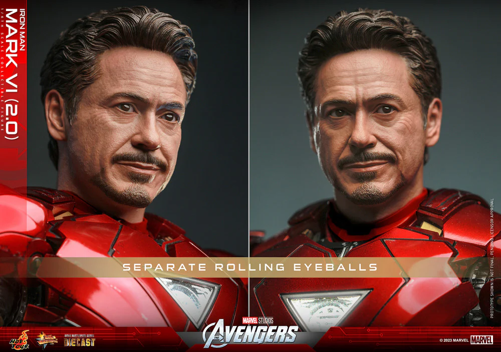 Preventa Figura Iron Man Mark VI (versión 2.0) - The Avengers marca Hot Toys MMS687D52 escala 1/6 - Image 15