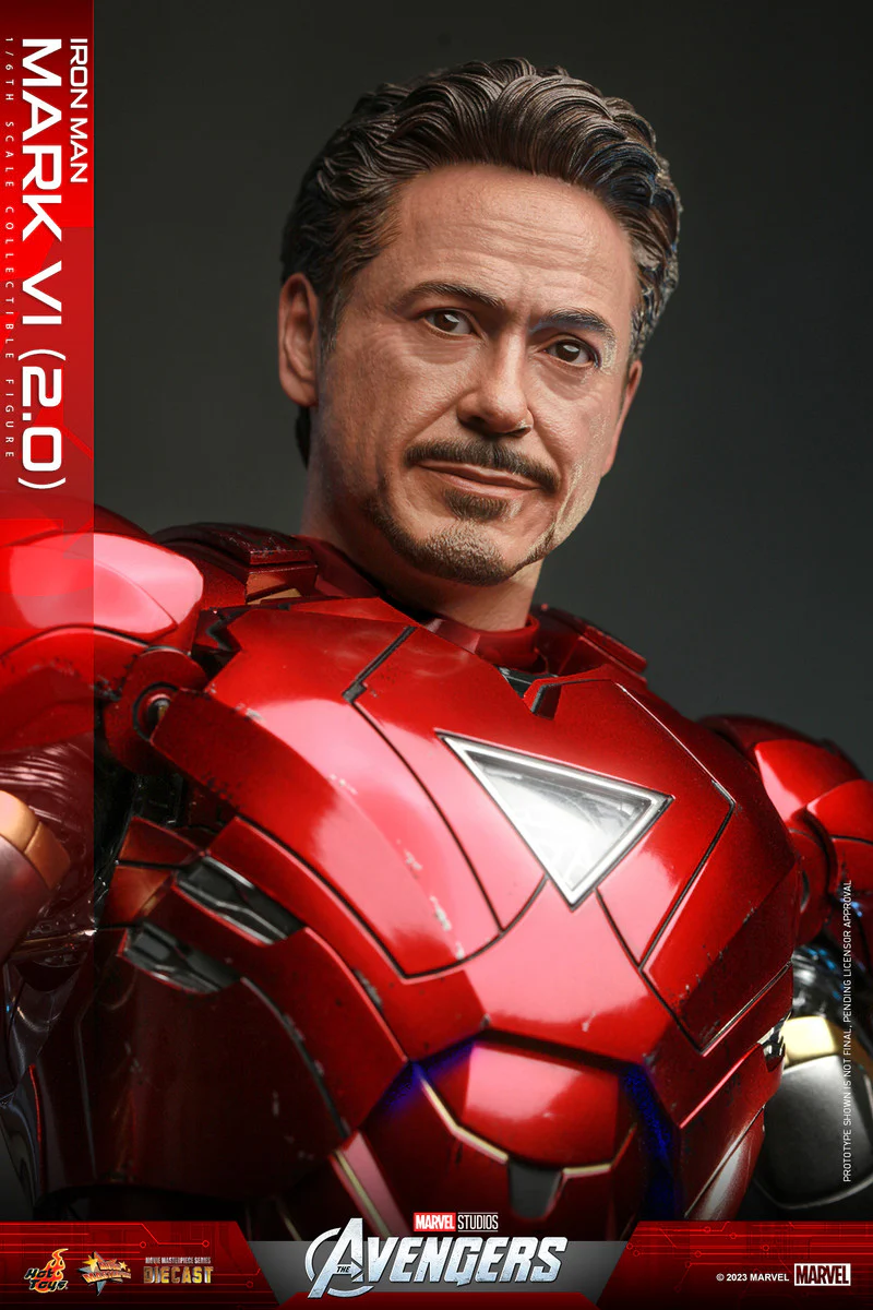 Preventa Figura Iron Man Mark VI (versión 2.0) - The Avengers marca Hot Toys MMS687D52 escala 1/6 - Image 7