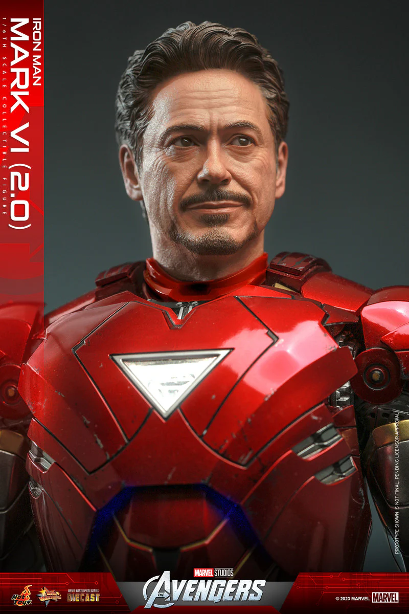 Preventa Figura Iron Man Mark VI (versión 2.0) - The Avengers marca Hot Toys MMS687D52 escala 1/6 - Image 8