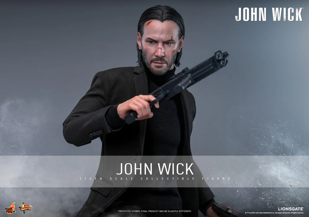 Preventa Figura JOHN WICK - John Wick marca Hot Toys MMS832 escala 1/6 - Image 2