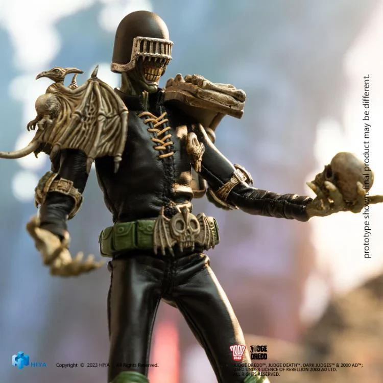 Preventa Figura Judge Death - 2000 AD Exquisite Super Series marca HIYA ESJ0054 escala 1/12 - Image 4
