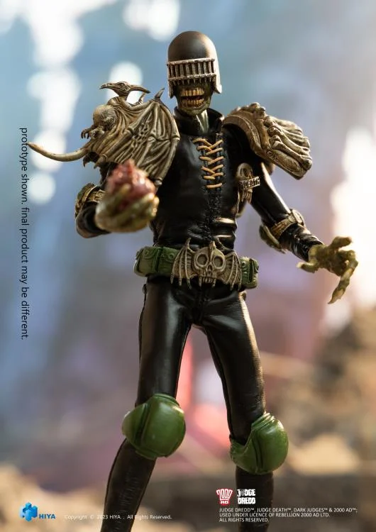 Preventa Figura Judge Death - 2000 AD Exquisite Super Series marca HIYA ESJ0054 escala 1/12 - Image 9