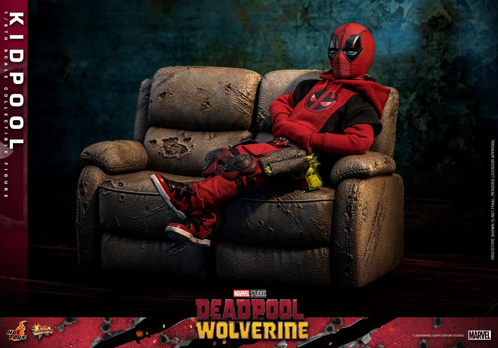 Preventa Figura Kidpool - Deadpool & Wolverine marca Hot Toys MMS763 escala 1/6 - Image 5