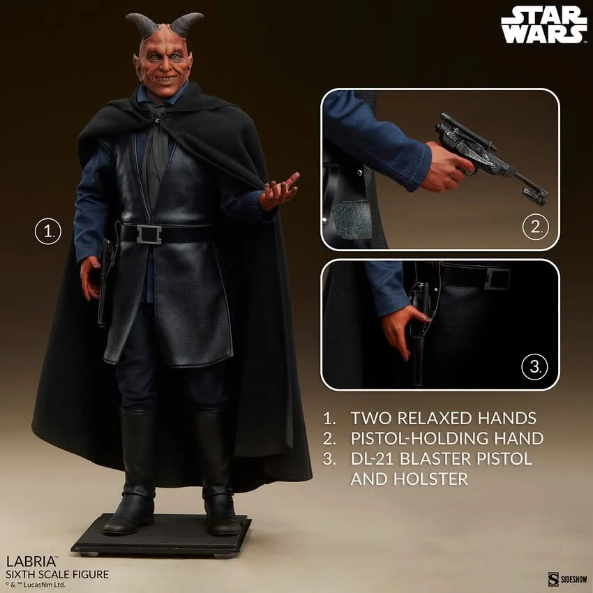 Preventa Figura Labria™ - Scum & Villainy - Star Wars: Episodio IV Una Nueva Esperanza ™ marca Sideshow Collectibles  #100485 escala 1/6 - Image 15