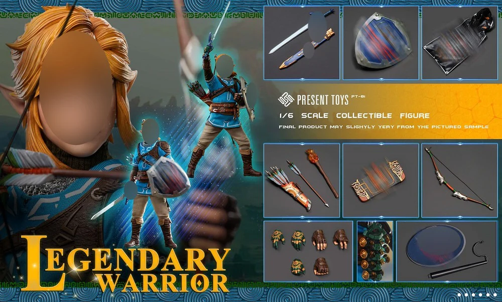 Preventa Figura Legendary Warrior marca Present Toys SP81 escala 1/6 - Image 3