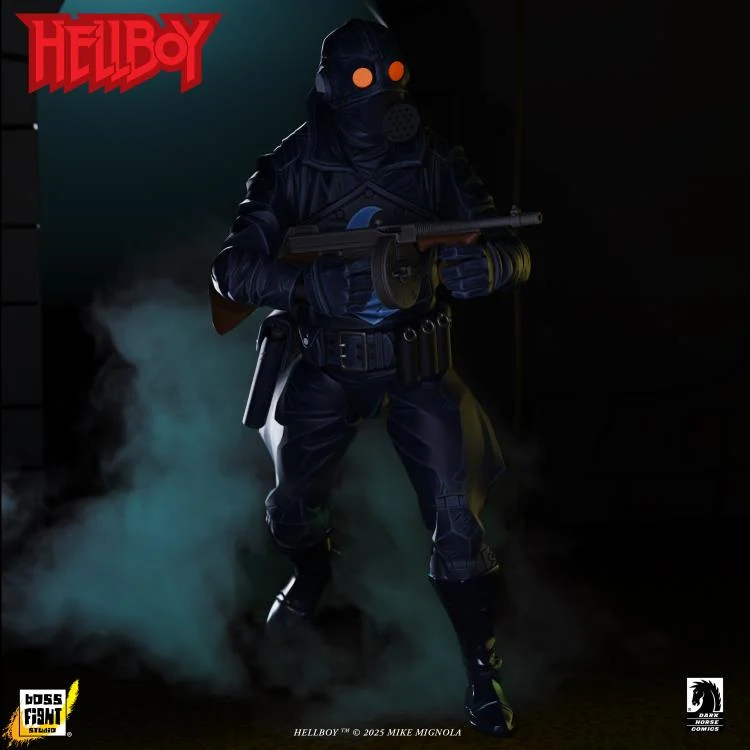 Preventa Figura Lobster Johnson (The Iron Prometheus) - Hellboy marca Boss Fight Studio escala 1/12 - Image 4