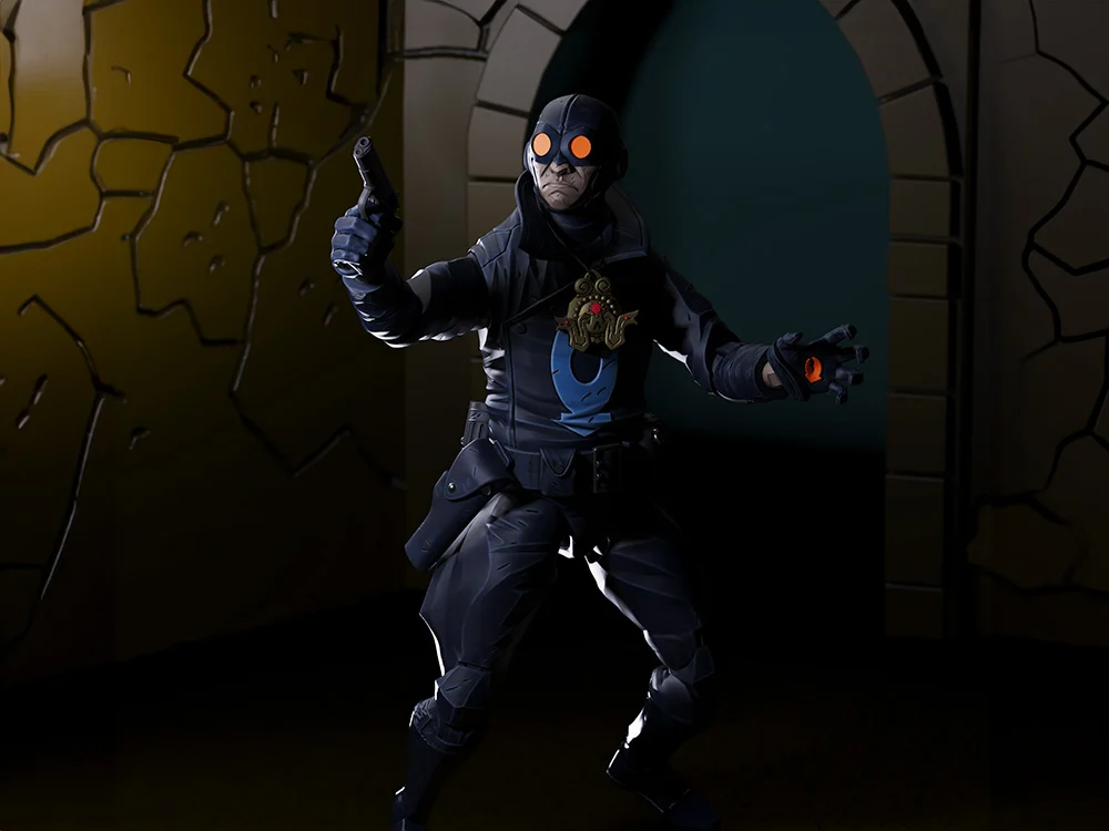 Preventa Figura Lobster Johnson (The Iron Prometheus) - Hellboy marca Boss Fight Studio escala 1/12 - Image 5