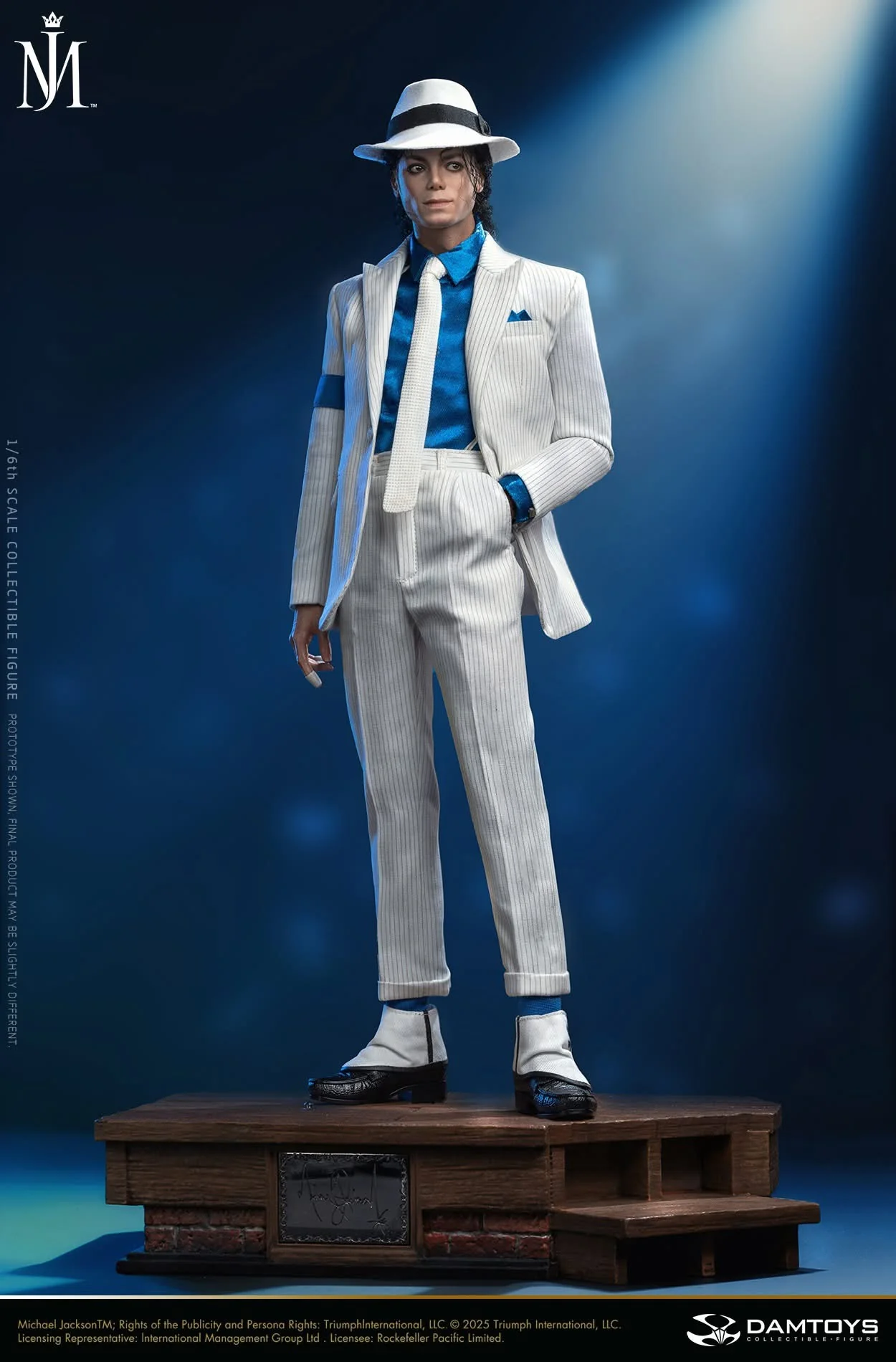 Preventa Figura Michael Jackson (Standard Edition) (Cabello Enraizado) - "Smooth Criminal" marca DAMTOYS DMS048 escala 1/6 - Image 3