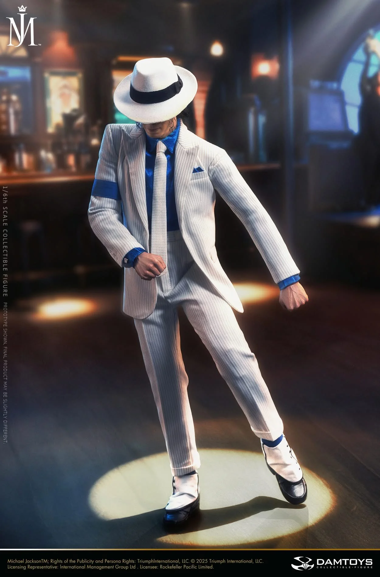 Preventa Figura Michael Jackson (Standard Edition) (Cabello Enraizado) - "Smooth Criminal" marca DAMTOYS DMS048 escala 1/6 - Image 14