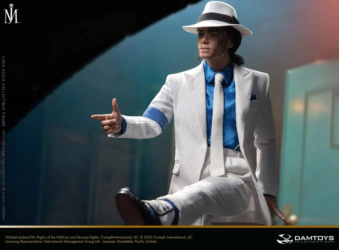 Preventa Figura Michael Jackson (Standard Edition) (Cabello Enraizado) - "Smooth Criminal" marca DAMTOYS DMS048 escala 1/6 - Image 16