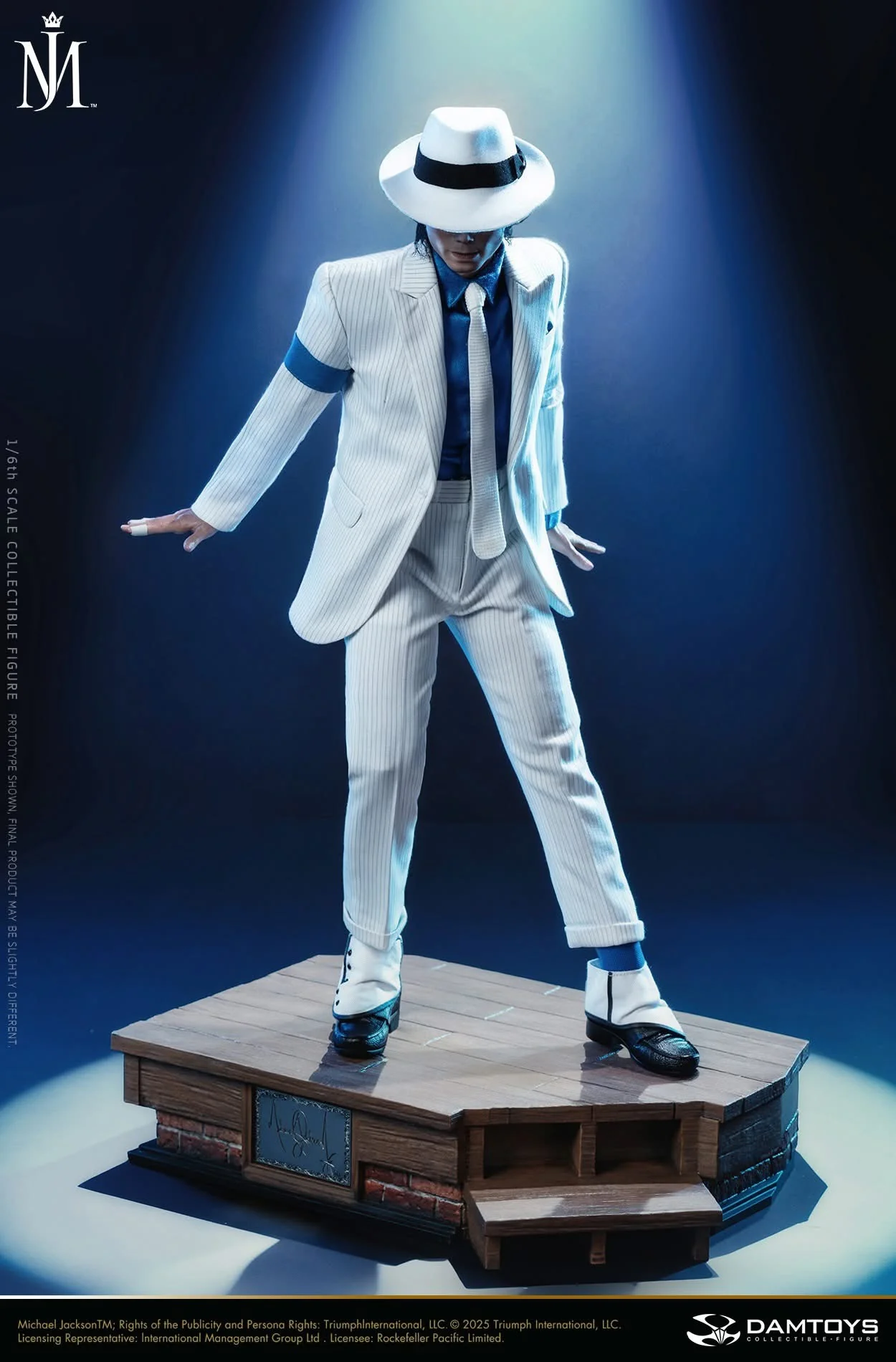Preventa Figura Michael Jackson (Standard Edition) (Cabello Enraizado) - "Smooth Criminal" marca DAMTOYS DMS048 escala 1/6 - Image 4