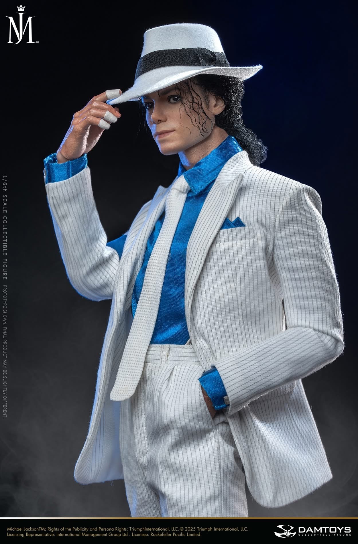 Preventa Figura Michael Jackson (Standard Edition) (Cabello Enraizado) - "Smooth Criminal" marca DAMTOYS DMS048 escala 1/6 - Image 6