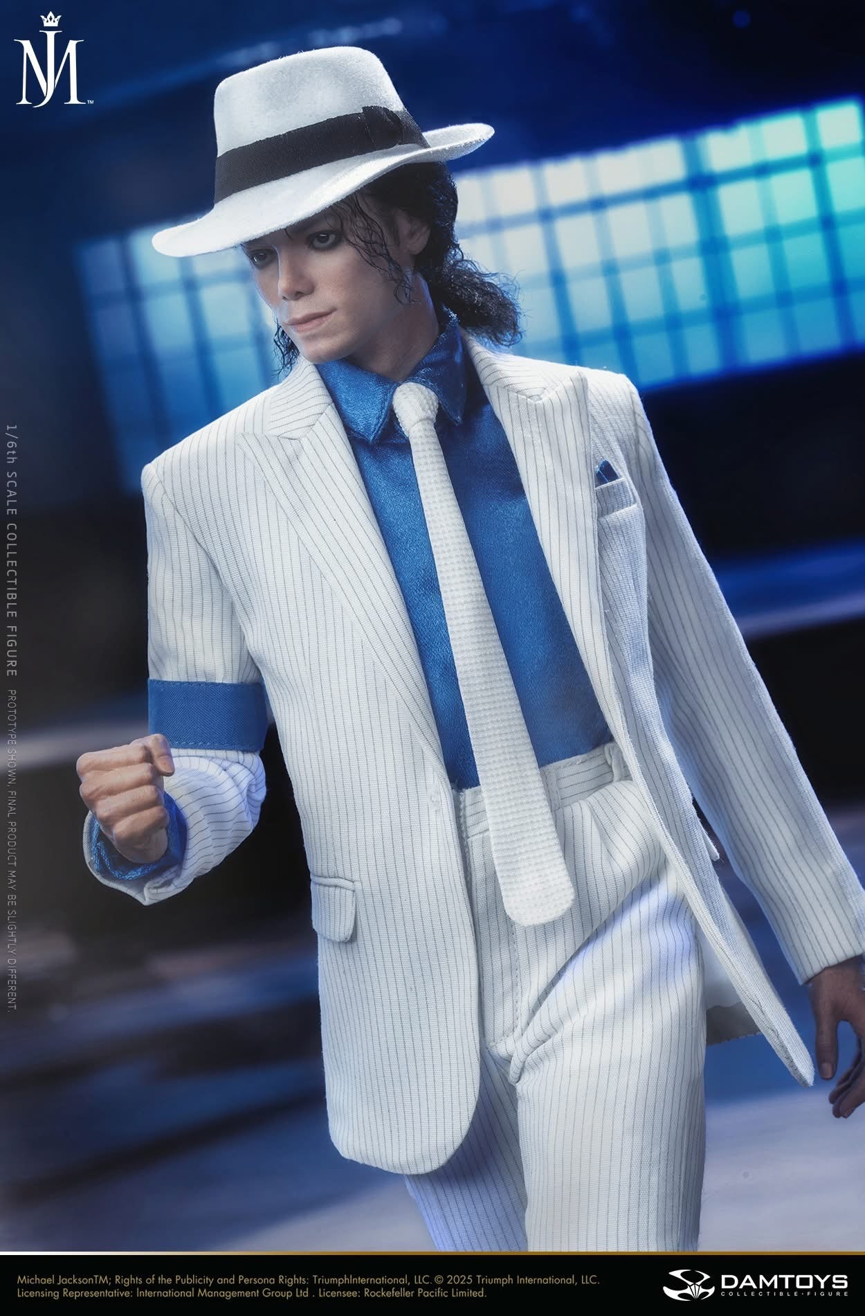 Preventa Figura Michael Jackson (Standard Edition) (Cabello Enraizado) - "Smooth Criminal" marca DAMTOYS DMS048 escala 1/6 - Image 7