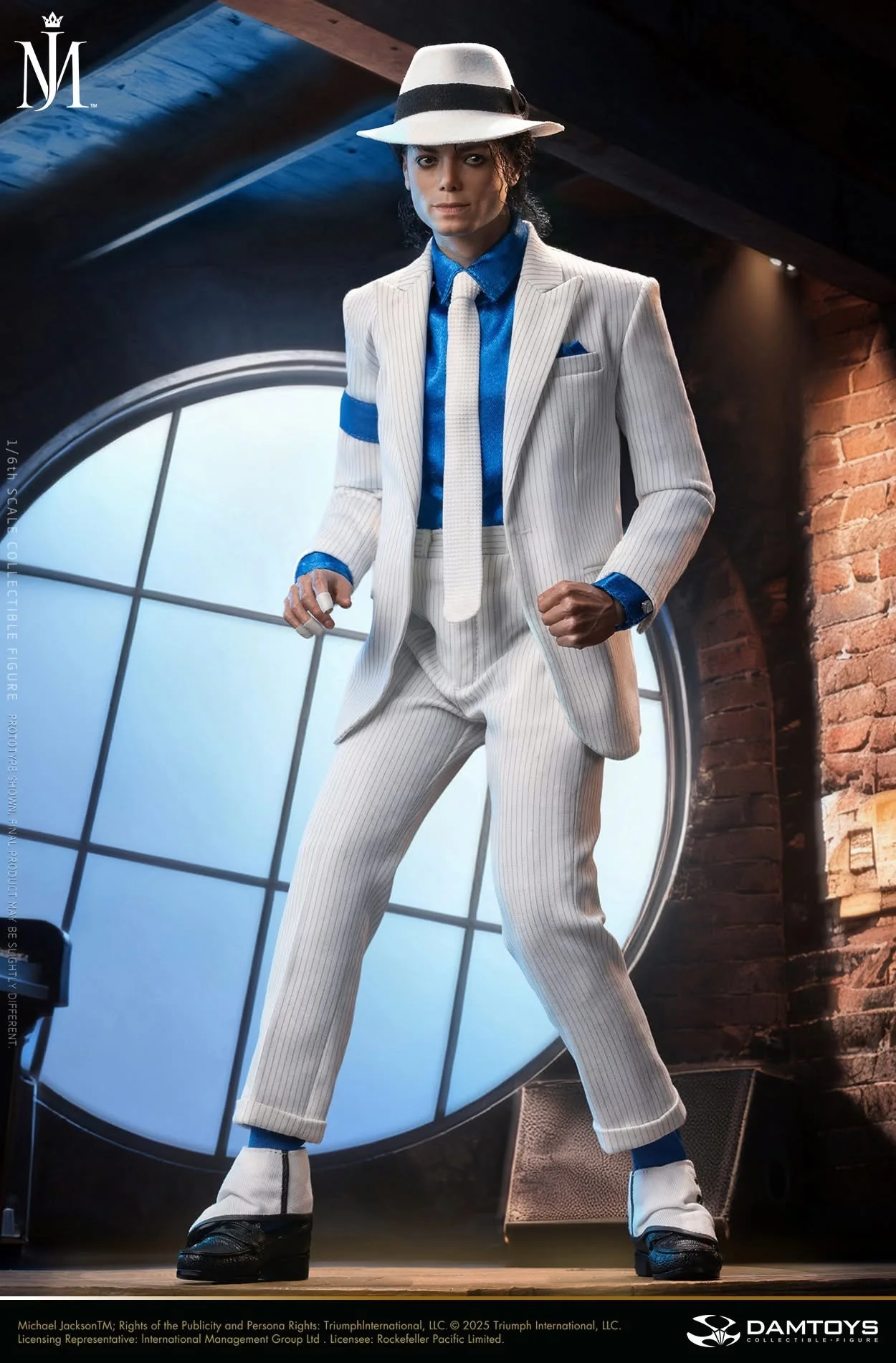 Preventa Figura Michael Jackson (Standard Edition) (Cabello Enraizado) - "Smooth Criminal" marca DAMTOYS DMS048 escala 1/6 - Image 8