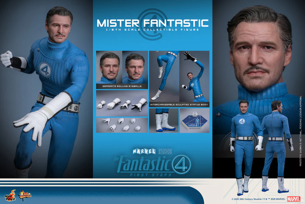 Preventa Figura Mister Fantastic / Señor Fantástico - The Fantastic Four: First Steps marca Hot Toys MMS821 escala 1/6 - Image 17