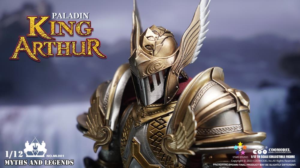 Preventa Figura Paladin King Arthur - Myths and Legends marca COOModel ML001 escala pequeña 1/12 - Image 6