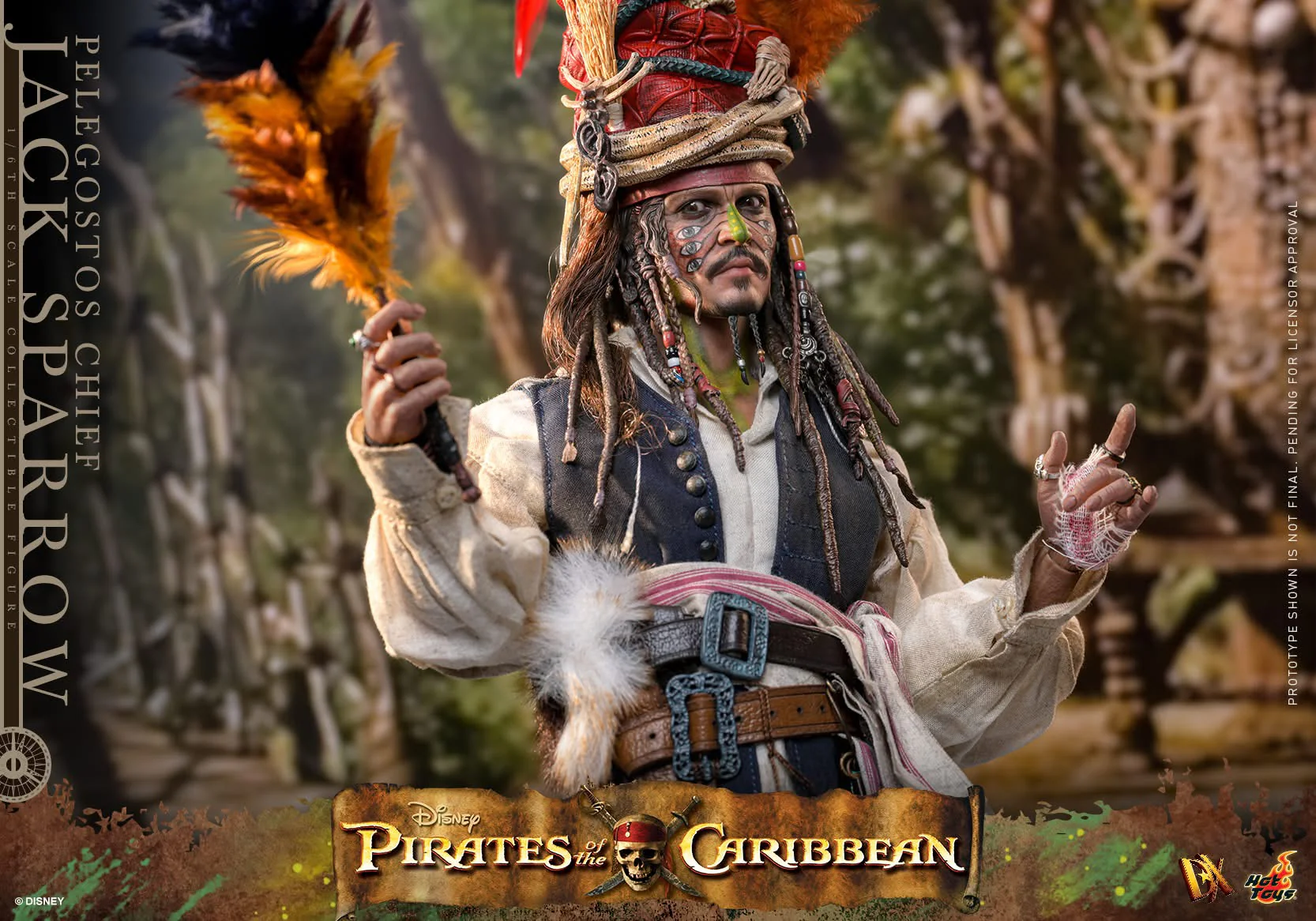 Preventa Figura Pelegostos Chief Jack Sparrow - Pirates of the Caribbean: Dead Man's Chest marca Hot Toys DX48 escala 1/6 - Image 18
