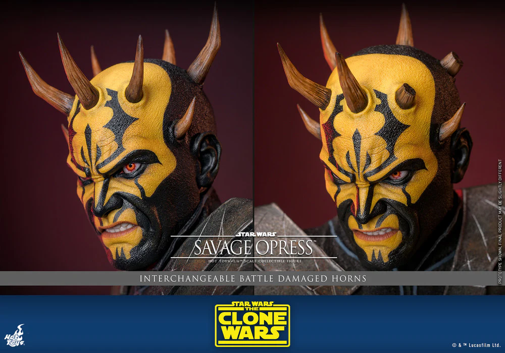 Preventa Figura Savage Opress - Star Wars: The Clone Wars™ marca Hot Toys TMS136 escala 1/6 - Image 8
