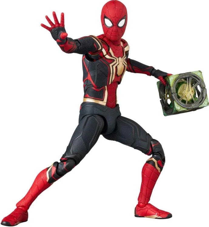 Preventa Figura Spider-Man (Integrated Suit) - Spider-Man: No Way Home - MAFEX No. 245 marca Medicom Toy  escala 1/12 - Image 2