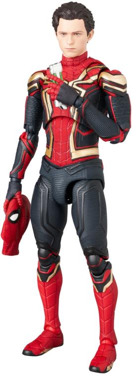 Preventa Figura Spider-Man (Integrated Suit) - Spider-Man: No Way Home - MAFEX No. 245 marca Medicom Toy  escala 1/12 - Image 7
