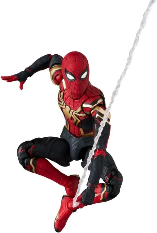 Preventa Figura Spider-Man (Integrated Suit) - Spider-Man: No Way Home - MAFEX No. 245 marca Medicom Toy  escala 1/12 - Image 8