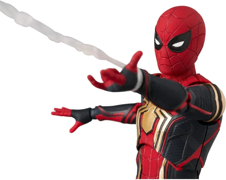 Preventa Figura Spider-Man (Integrated Suit) - Spider-Man: No Way Home - MAFEX No. 245 marca Medicom Toy  escala 1/12 - Image 9