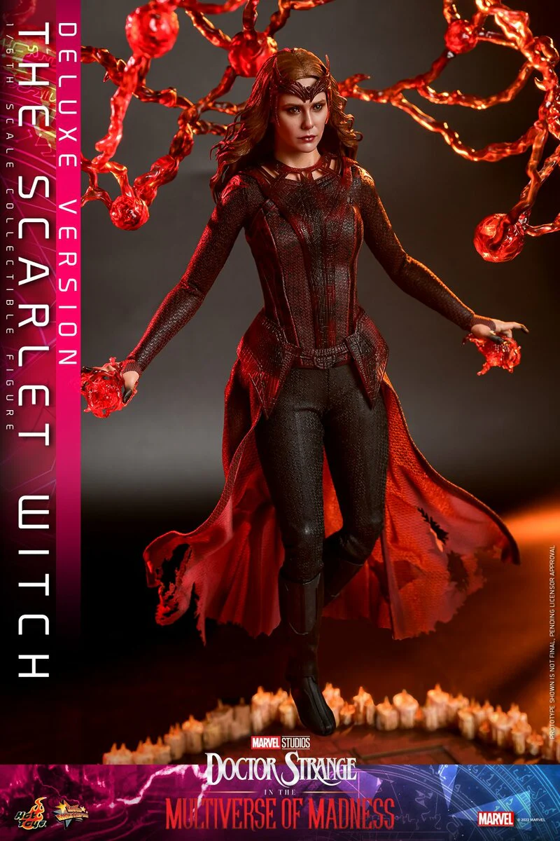 Preventa Figura The Scarlet Witch (Deluxe Edition) - Doctor Strange in the Multiverse of Madness marca Hot Toys MMS653 escala 1/6 - Image 10