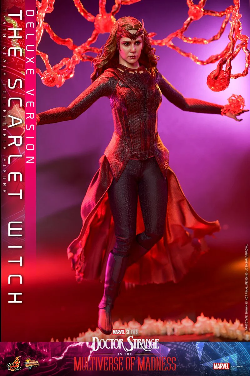 Preventa Figura The Scarlet Witch (Deluxe Edition) - Doctor Strange in the Multiverse of Madness marca Hot Toys MMS653 escala 1/6 - Image 11