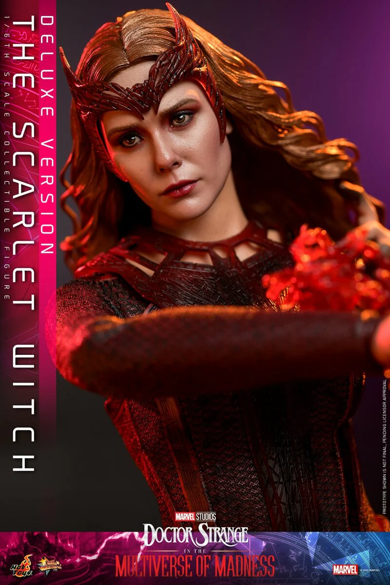 Preventa Figura The Scarlet Witch (Deluxe Edition) - Doctor Strange in the Multiverse of Madness marca Hot Toys MMS653 escala 1/6 - Image 12